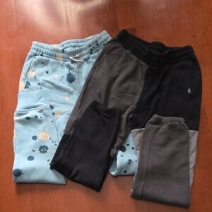 Abercrombie & Fitch Kids Black and Light Blue Joggers Duo